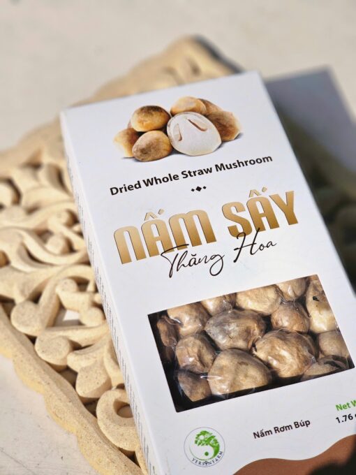 Nấm rơm sấy thăng hoa 100gram (Loại búp) - Hàng Sạch